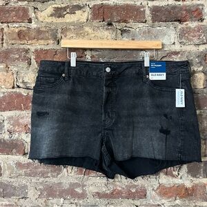 Old Navy Charcoal Denim Shorts